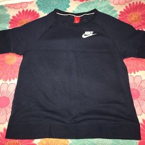 Navy blue nike sweater